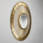 Artistic mirror with abstract shape